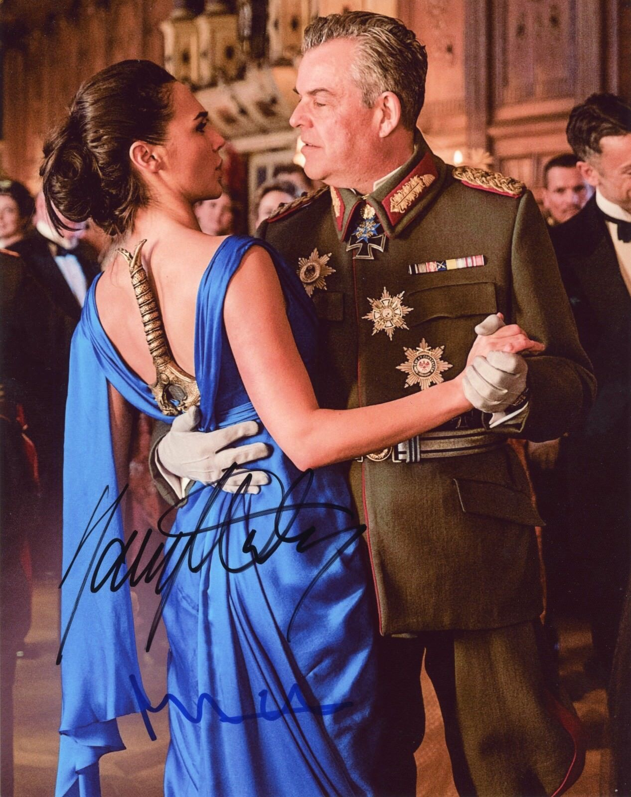 ~~ DANNY HUSTON & PATTY JENKINS Authentic Hand-Signed WONDER WOMAN