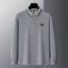 Men's Lapel Business Casual Embroidered Polo Shirt