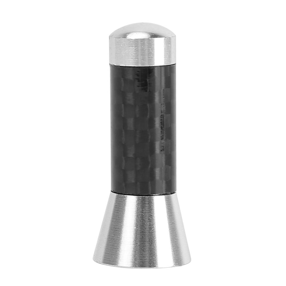 

3.5cm Car Roof Antenna Carbon Fiber Screw Metal Stubby Mast Antenna, 501 Original