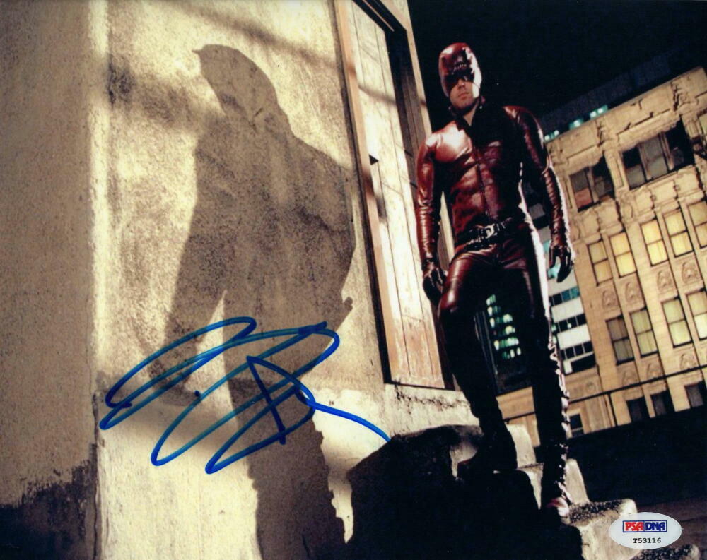 BEN AFFLECK SIGNED AUTOGRAPH 8x10 Photo Poster painting - FULL SIGNATURE, GOOD WILL HUNTING PSA