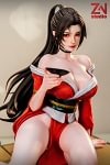 1/4 Scale Mai Shiranui Tipsy - The King of Fighters Resin Statue - ZN Studio