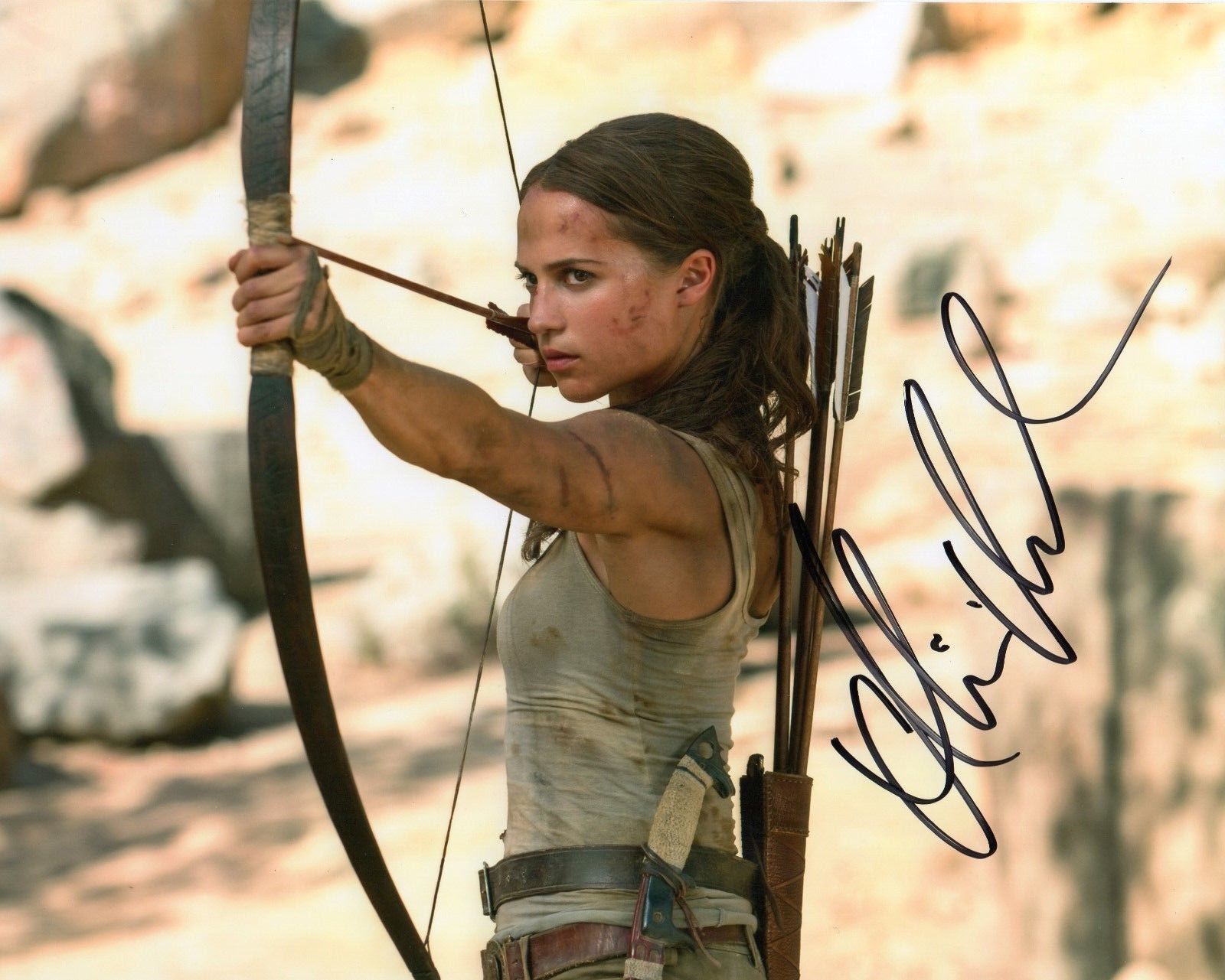 ALICIA VIKANDER AUTOGRAPHED SIGNED A4 PP POSTER Photo Poster painting PRINT 26