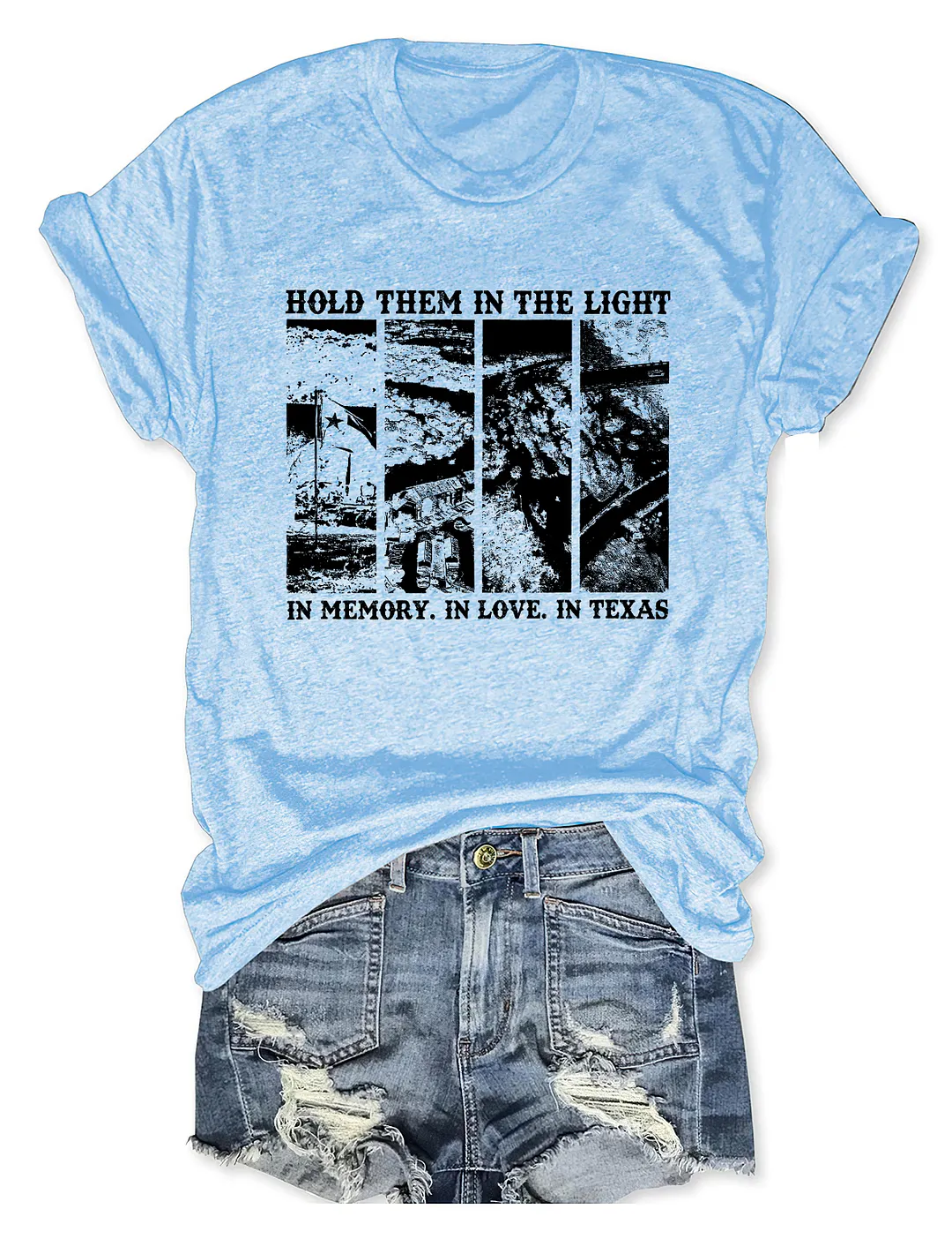 In Love In Memory Stronger Than Storm Texas T-shirt