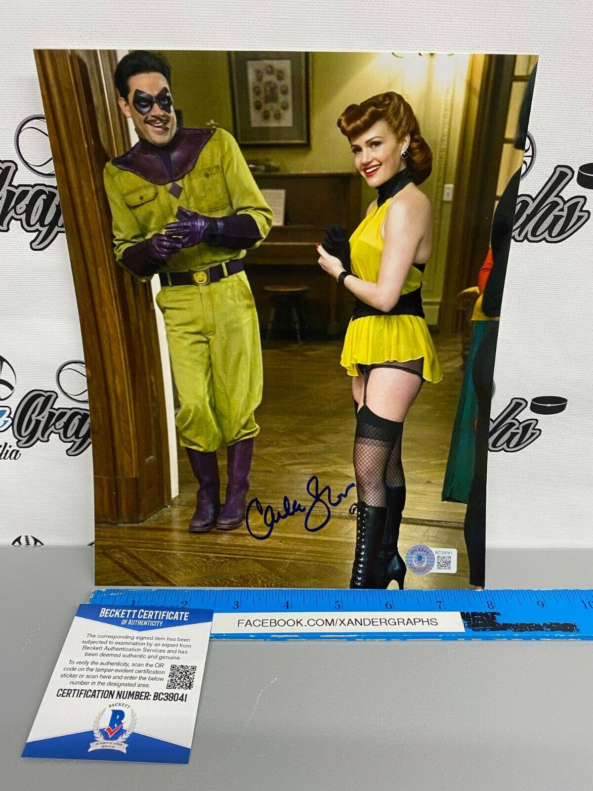 CARLA GUGINO WATCHMEN SIGNED AUTOGRAPHED 8X10 Photo Poster paintingGRAPH-BECKETT BAS COA