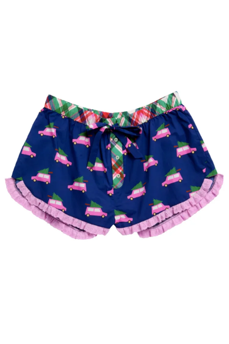 Pink Car Boxer Shorts