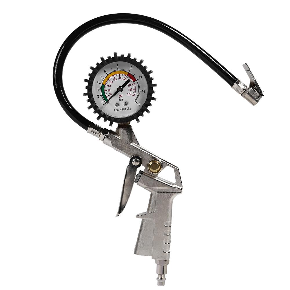 

0-220psi Car Tire Pressure Gauge Pointer Tyre Air Pressure Inflator Gauge, Us, 501 Original