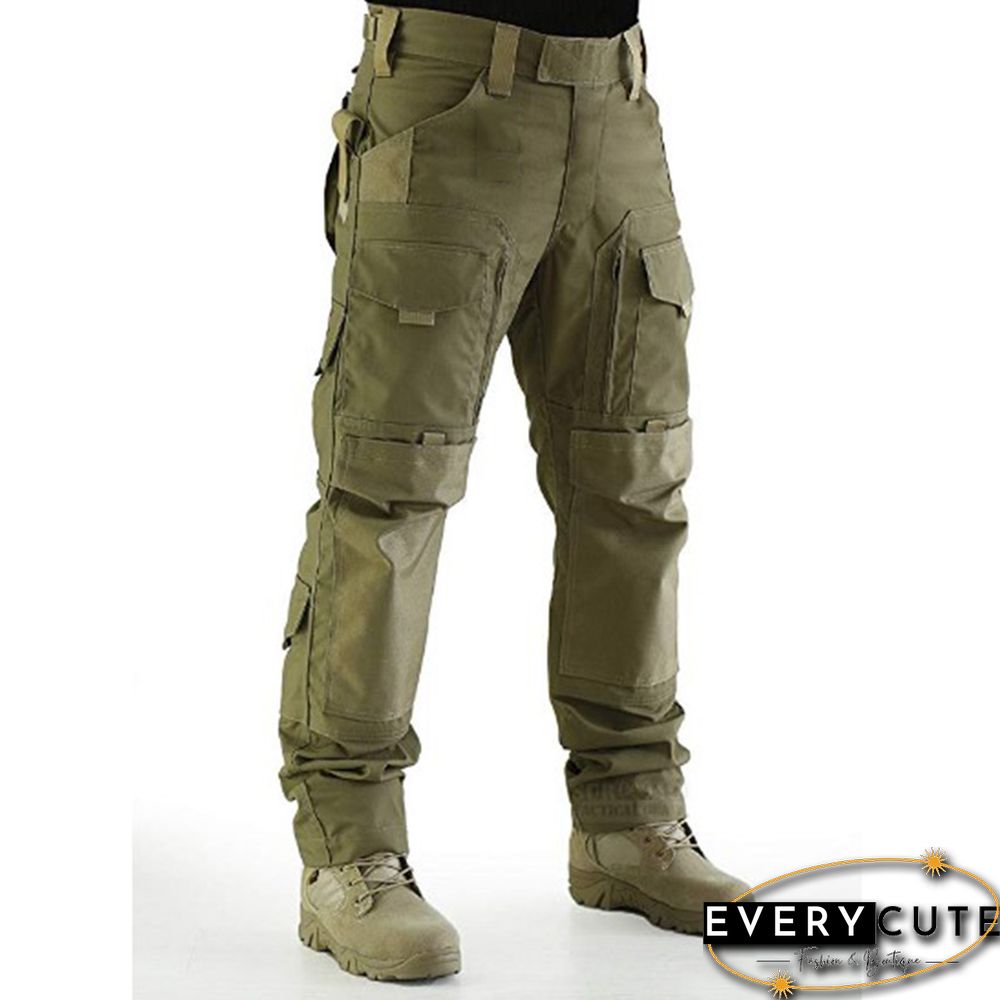 Men's Fashion Solid Color Outdoor Tactical Trousers
