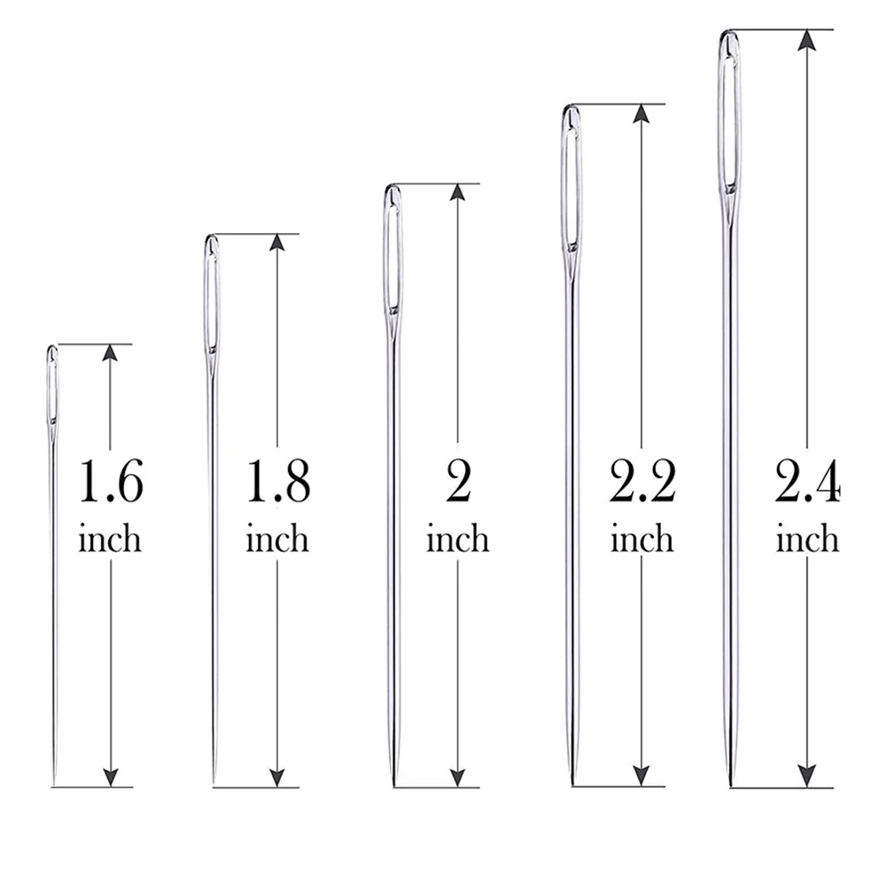 25pcs Household Crafts Sewing Needles Embroidery Stitching Big Eye Needle