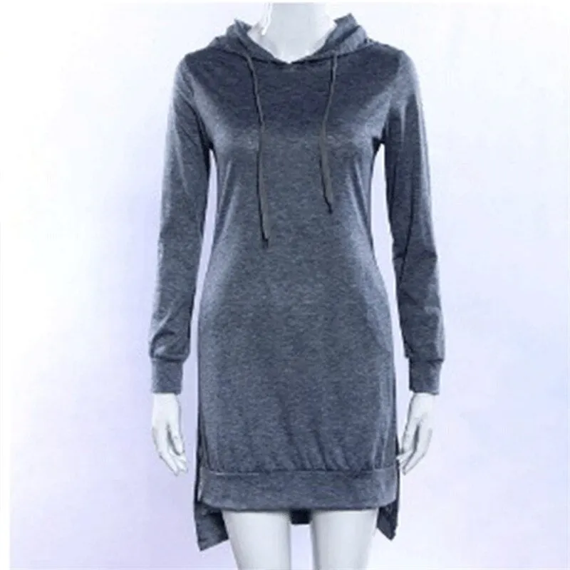 Yvlvol plus size 5XL Hooded Long Sleeve women Dress Sweatshirt hoodies female warm tops streetwear pullovers
