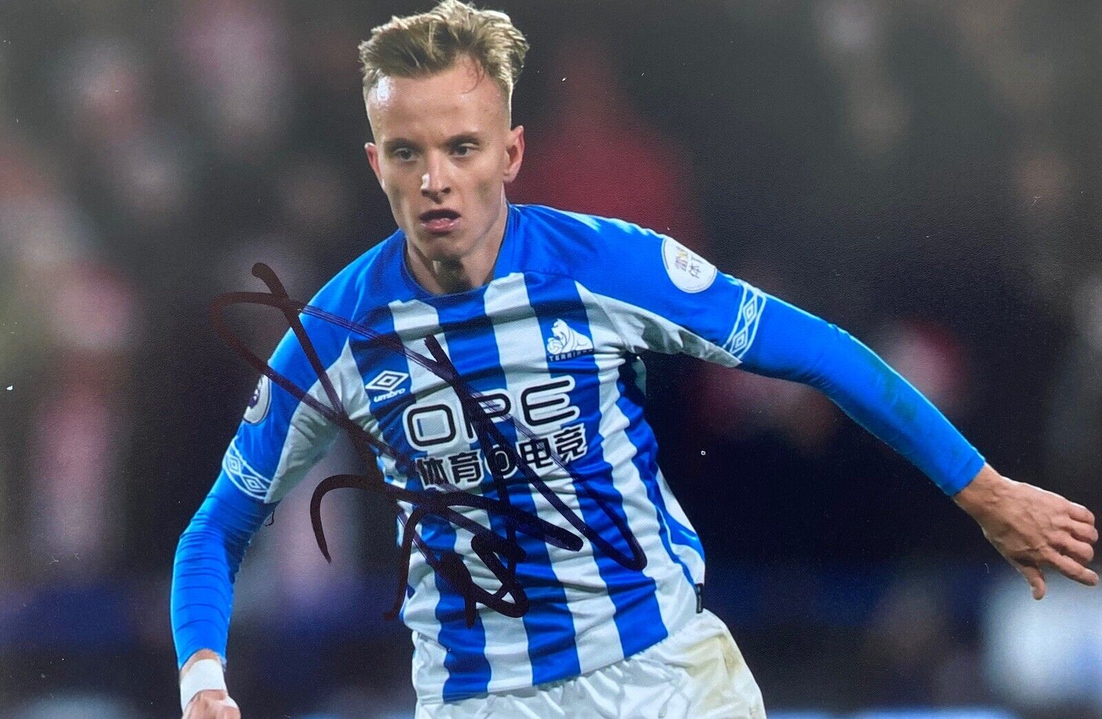 Florent Hadergjonaj Genuine Hand Signed 6X4 Photo Poster painting - Huddersfield Town 5