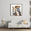 Diamond Painting-DIY Full Round Drill Cowboy