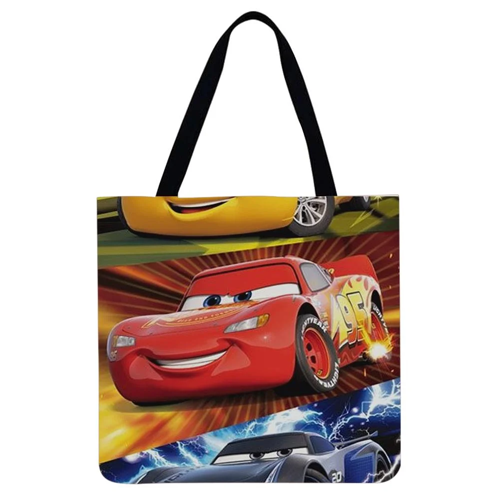 Linen Tote Bag -  Cars