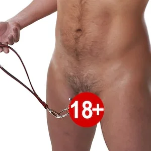 pornhint Pornhint Mature | Scrotum Clamp | sissy training testicles cuff