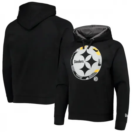 Men's Pittsburgh Steelers Black Pullover Hoodie M1RV