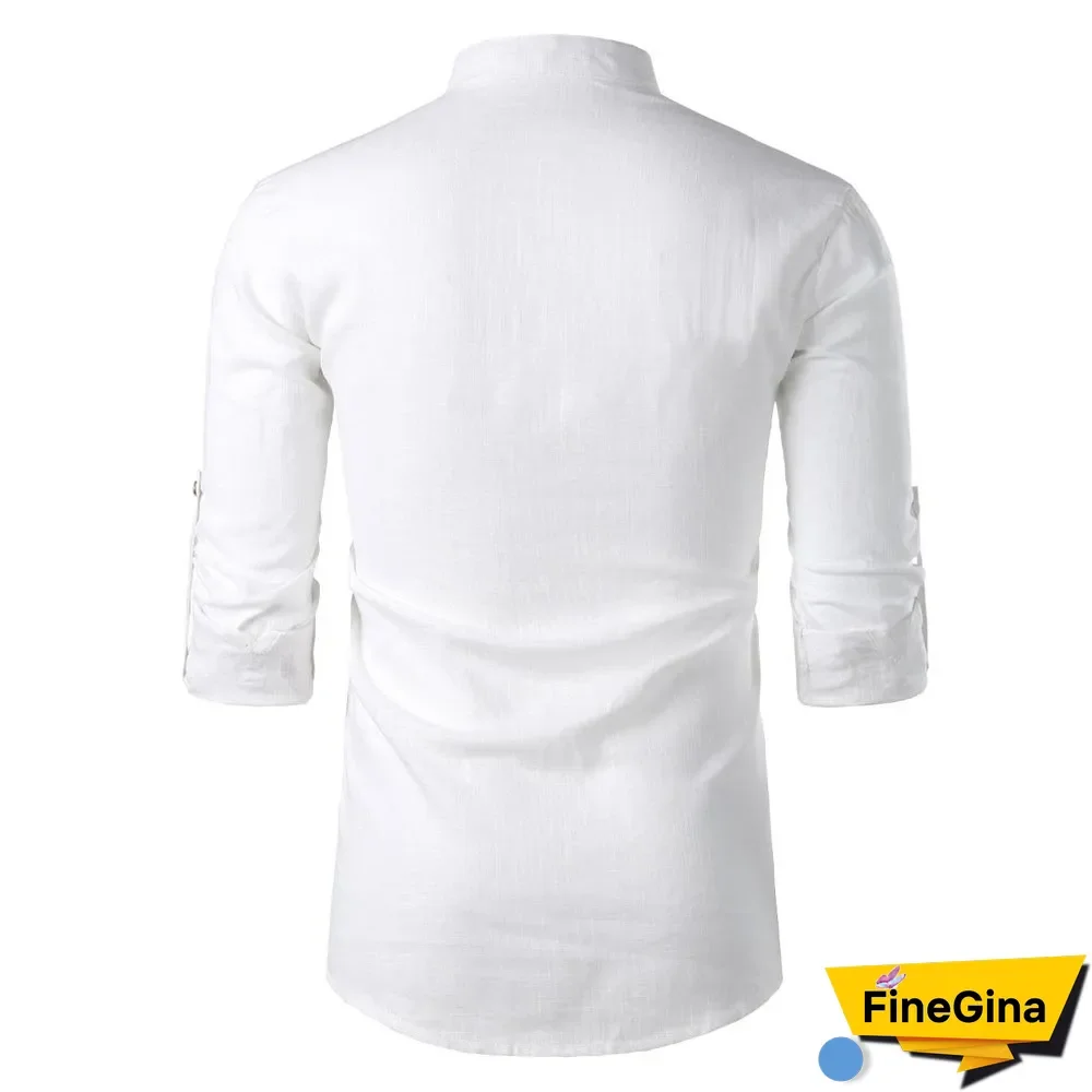 Lapel Neck Button Casual Solid Color Shirt