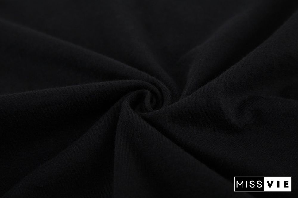 SPGBTees Women's This Girl Loves Her Packers T-shirt Black Color XS-Size