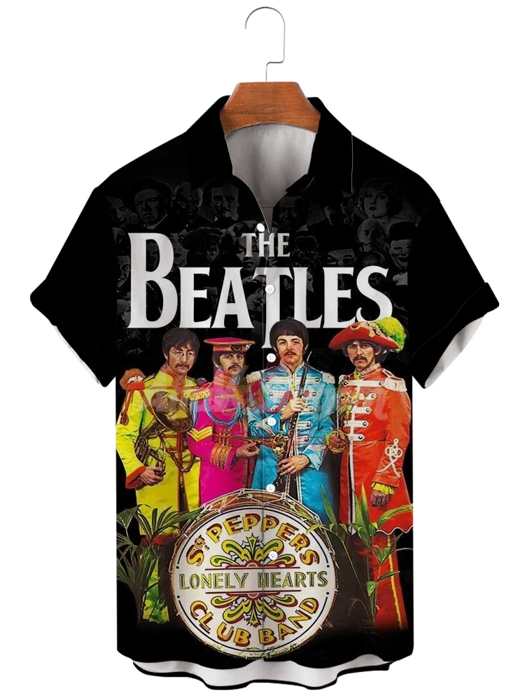 Teecade Teecade The Beatles Art Print Shirt