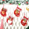 Christmas gift bag candy bag Santa Claus socks decoration Christmas tree pendant