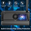 Switch dock card reader switcher [HDMI, 1080p, TV mode, 4 switches, 4 storage, 3 USB ports, 1 Type-C port] Switch multi-function dock, charging stand, cooling fan, heat dissipation measures, compatible with Switch/Switch Organic EL model (black) [parallel