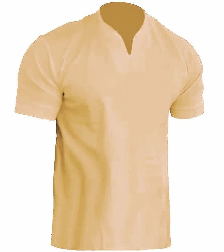 Uveng Uveng Men's Fitness Plus-Size Sports T-Shirt Men's Elastic Cotton Pocket Short-Sleeved Summer V-Neck Polo Shirt
