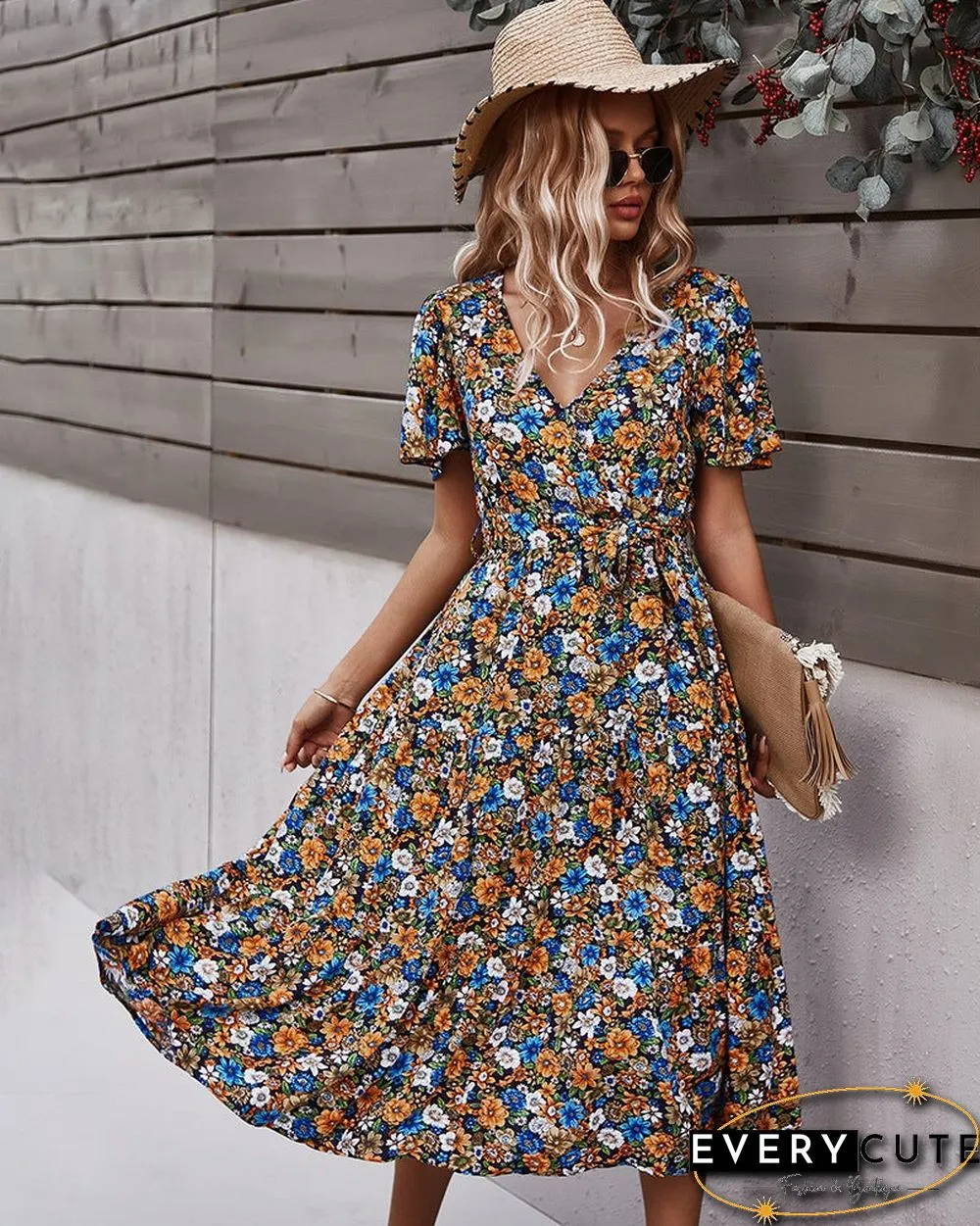 Design Women's Waist Down Dress Print Sexy Skirt