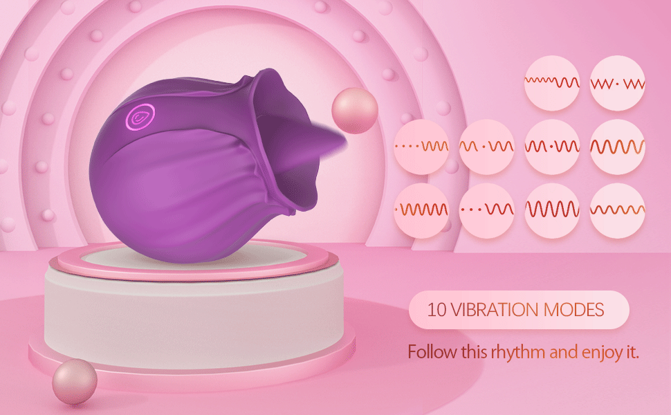 Pearlsvibe Rose Sucking Vibrator For Women Clit Sucker Vaginal