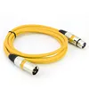 5pcs 3Pin XLR Cable Male to Female M/F Foil+Braided Shielded Audio Cable