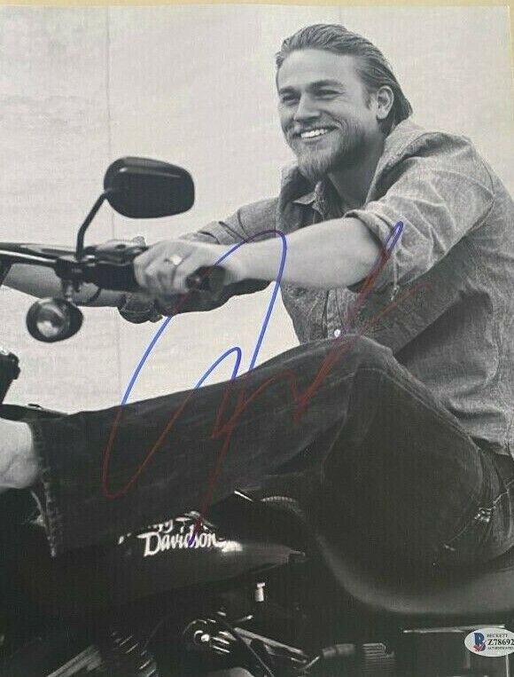 Charlie Hunnam signed autographed 11x14 Photo Poster painting Sons of Anarchy Beckett COA