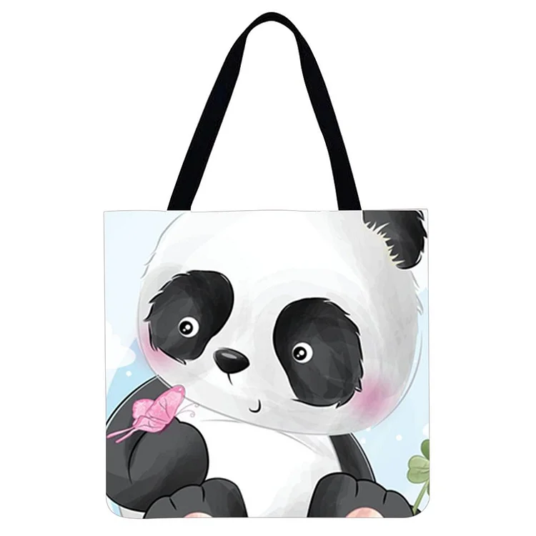 panda linen bag