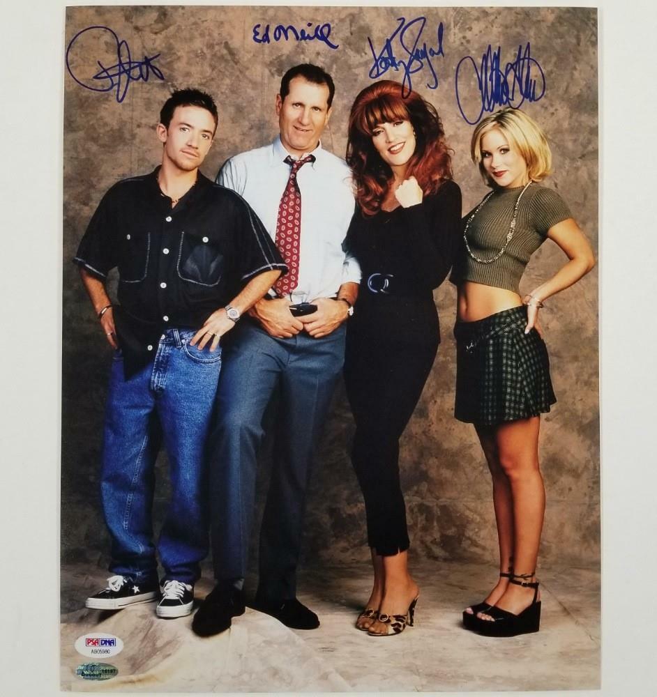 Married With Children Cast signed 11x14 Photo Poster painting #2 O'Neill Sagal Applegate A ~ PSA