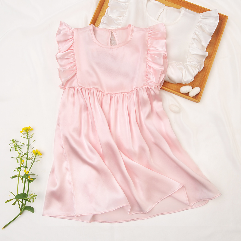 Silk Dress For Kid Princess Sweet Style REAL SILK LIFE