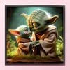 Yoda Star Wars-11CT Stamped Cross Stitch 40*40cm