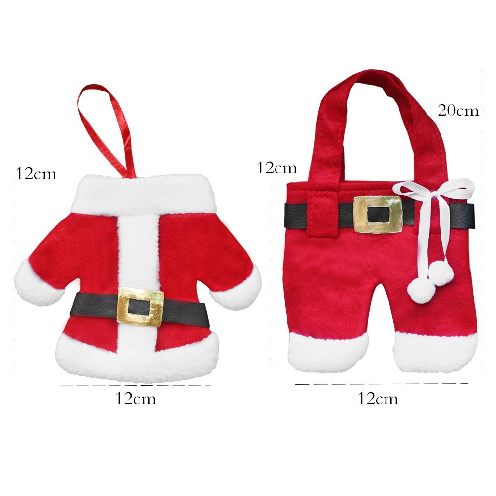 

Christmas Clothes Knife Fork Bag Xmas Cutlery Holder Dinner Table Decor, 501 Original