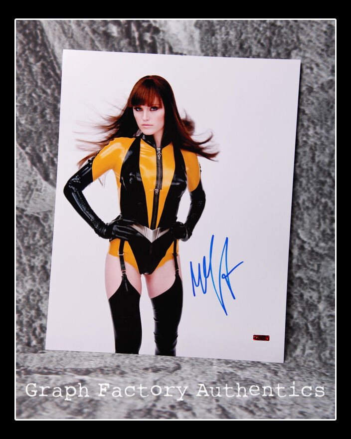 GFA Watchmen Movie Star * MALIN AKERMAN * Signed 11x14 Photo Poster painting AD1 COA