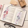 5Pcs Bird DIY Diamond Bookmark Art Projects with Crystal Pendant for Book Lovers