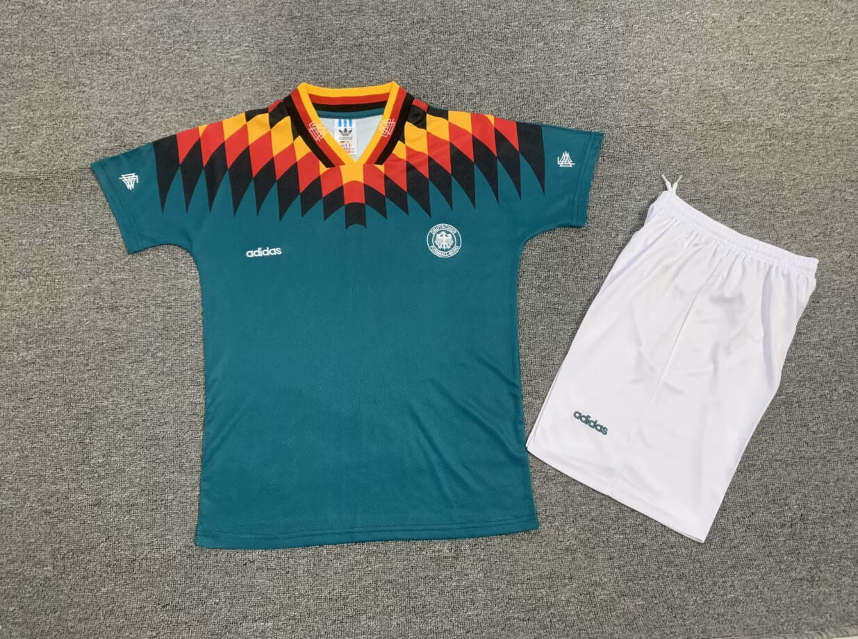 1994 Retro Kids Size Germany Away Soccer Jersey mysite