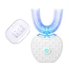 360 Degrees Intelligent Automatic Sonic Electric Toothbrush U Type 4 Modes Tooth Brush USB Charging Tooth Whitening Blue Light