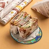 4PCS Wood Diamond Painted Placemats Kitchen Dish Mat with Holder (Dolphin)