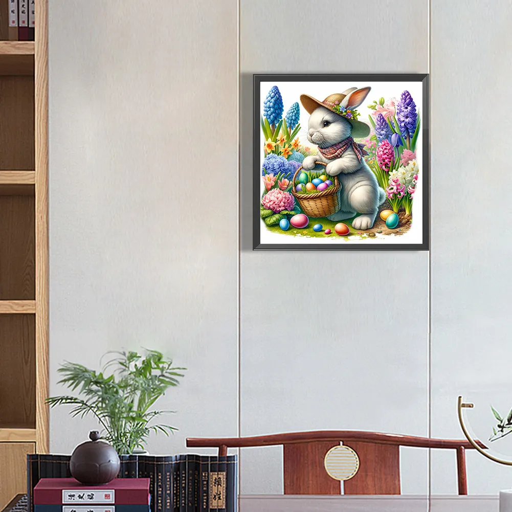 Diamond Painting - Full Square Drill - Easter Rabbit(Canvas|35*35cm)