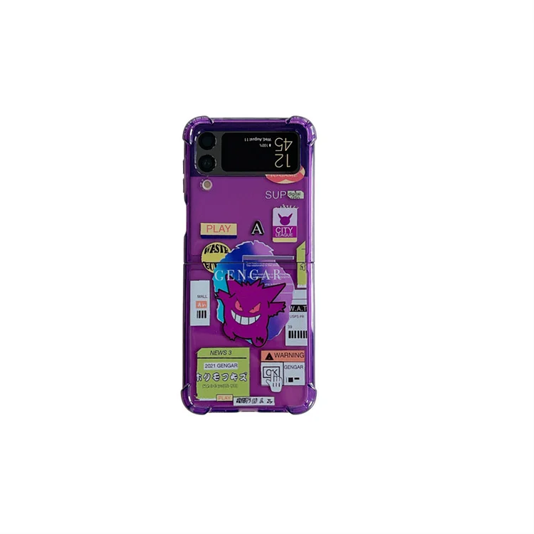 Pokemon Gengar Mewtwo Ditto Phone Case For Samsung Z Flip  weebmemes