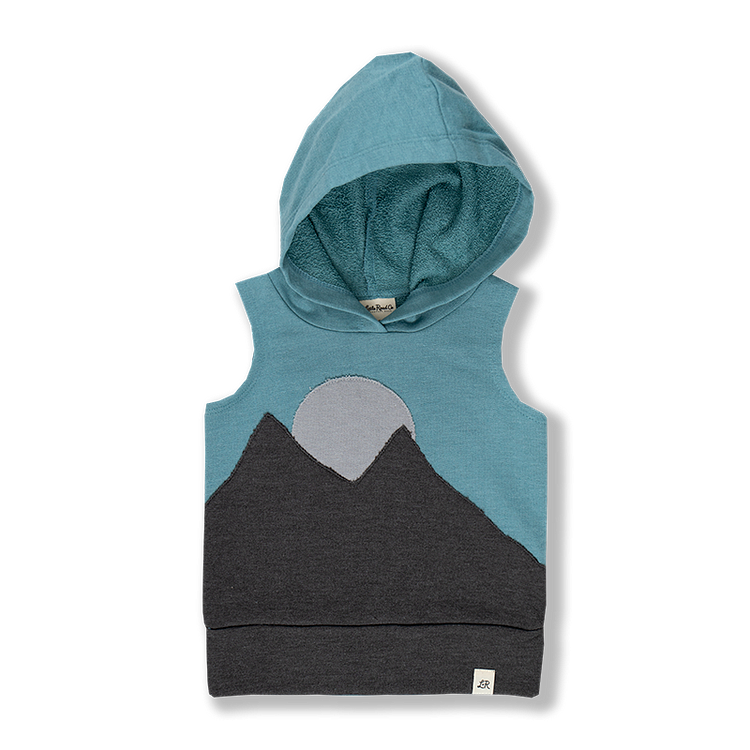 Spruce Mountain Patch Sleeveless Hoodie