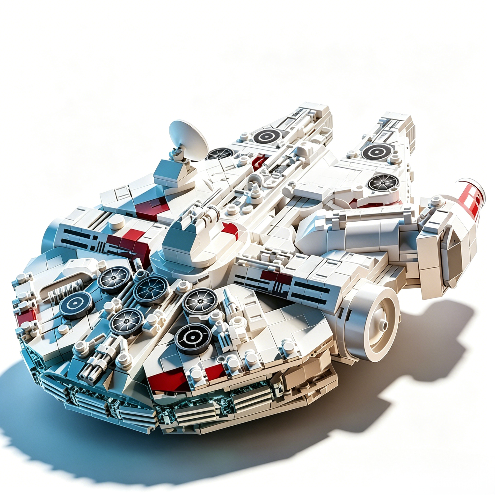 KAVOWORLD 99917 Armed Modified Light Freighter Building Set | 1:140 Scale | Gift for Him