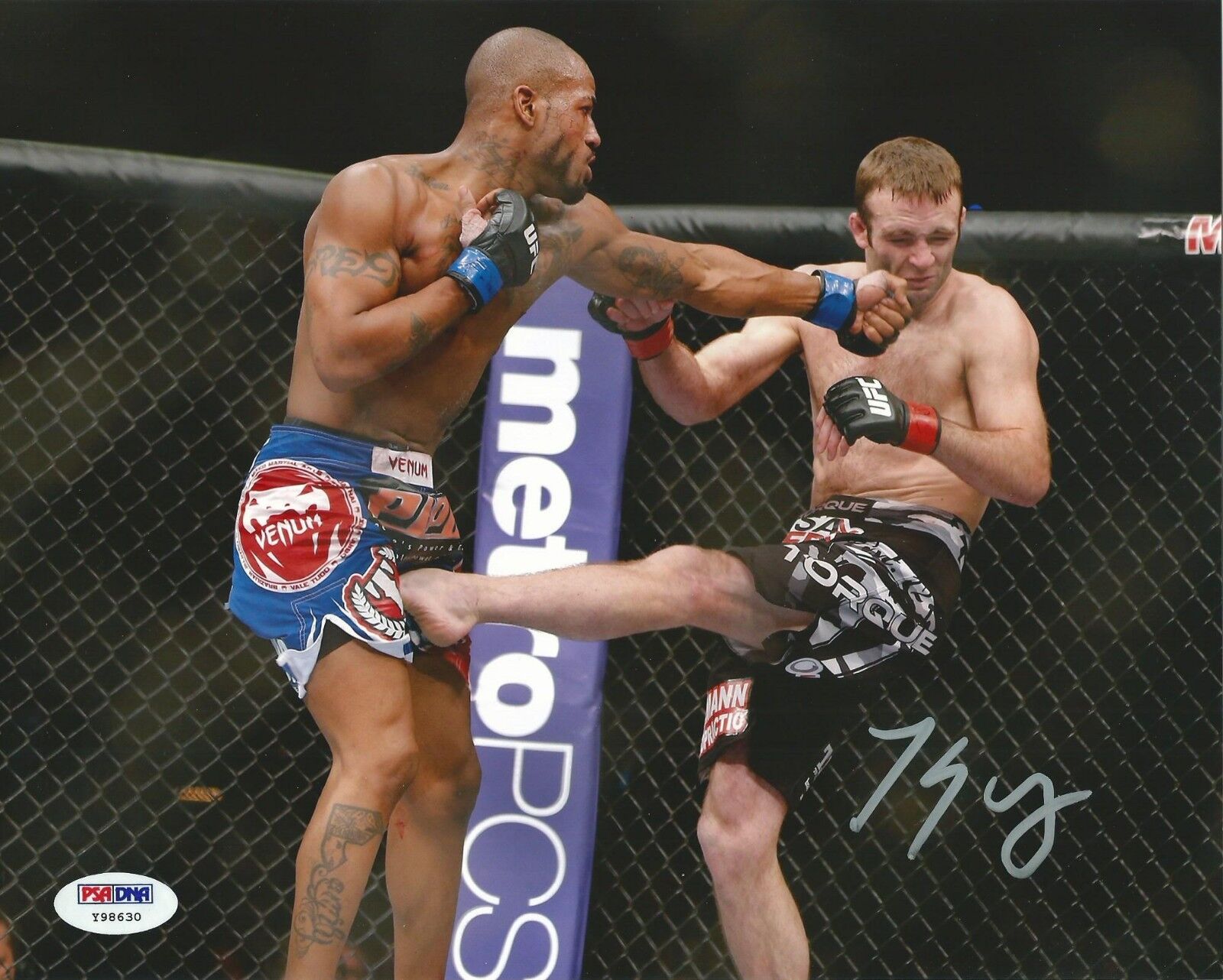 Bobby Green Signed UFC 8x10 Photo Poster painting PSA/DNA COA Picture Autograph Fight Night 71 1