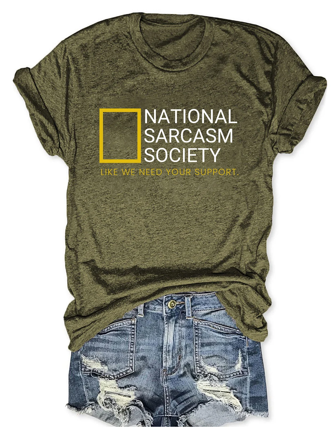 National Sarcasm Society Premium T-shirt