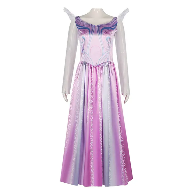 Wicked (2024) Glinda Purple Dress Outfits&nbsp;Cosplay Costume Halloween Carnival Suit&nbsp;