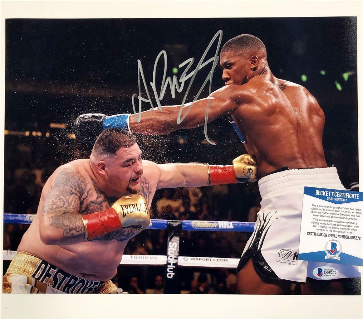 Andy Ruiz Jr autograph signed 11x14 Photo Poster painting vs Anthony Joshua #21~ Beckett BAS COA