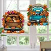 2Pcs citrouille voiture - 5d bricolage artisanat pendentif
