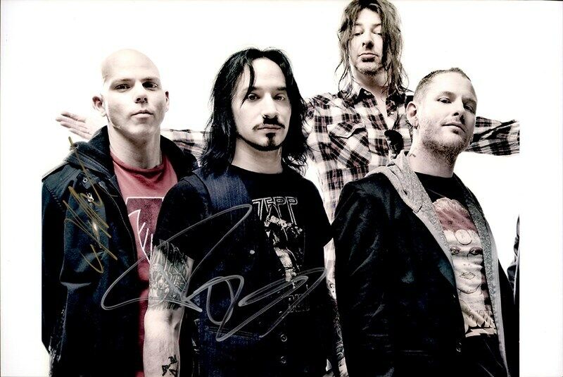 Stone Sour Band Authentic signed rock 10x15 Photo Poster painting W/Cert Autographed 26-b