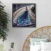 Magnifique jupe fille-pleine ronde peinture diamant-40 * 40cm