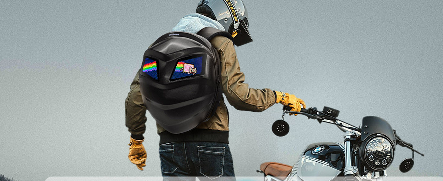 led knight rider backpack